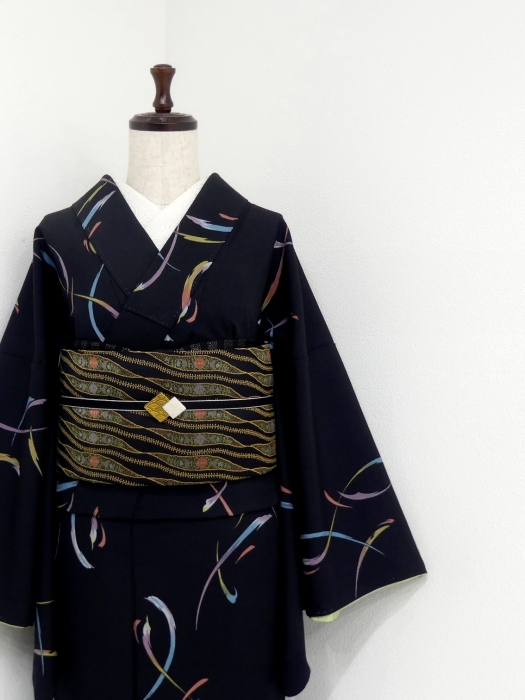 正絹小紋 - 雅星本店 －アンティーク着物リサイクル着物の通販ショップ