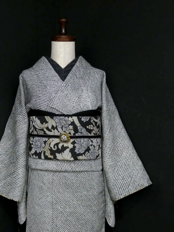 【2024年新作】 美品 裄丈:62 あっぱれ 身丈:152 有松絞り 絞り 手縫 紺色 上質浴衣 着物・浴衣