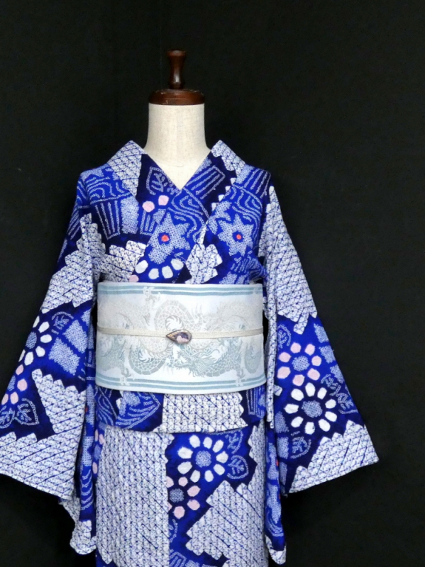 有松鳴海絞り - 雅星本店 －アンティーク着物リサイクル着物の