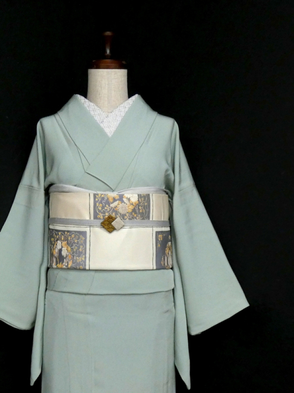 正絹 一つ紋付 色留袖 裄丈71 お着物 未使用 正絹 一つ紋付 色留袖 裄丈71 お着物 未使用ラモス様ご購入分に