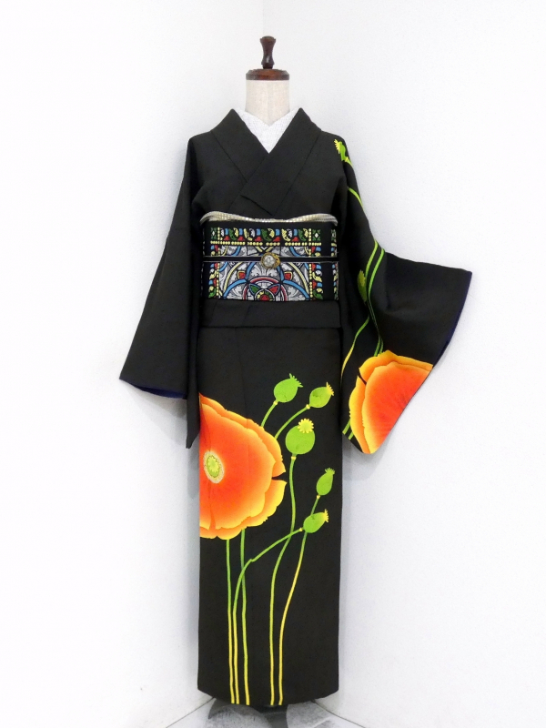 a.m.e.✾m2159＊美品未着用 正絹 高島屋謹製 トール 訪問着 m2159＊美品未着用 正絹 仕付け糸 高島屋謹製 トール 手縫い