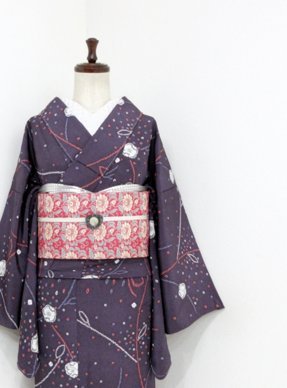 C216正絹　袷　訪問着　寿光織　平安柄　未使用しつけ付極美品　着物 楽天市場】【中古】 訪問着 リサイクル 着物 正絹 袷 フォーマル