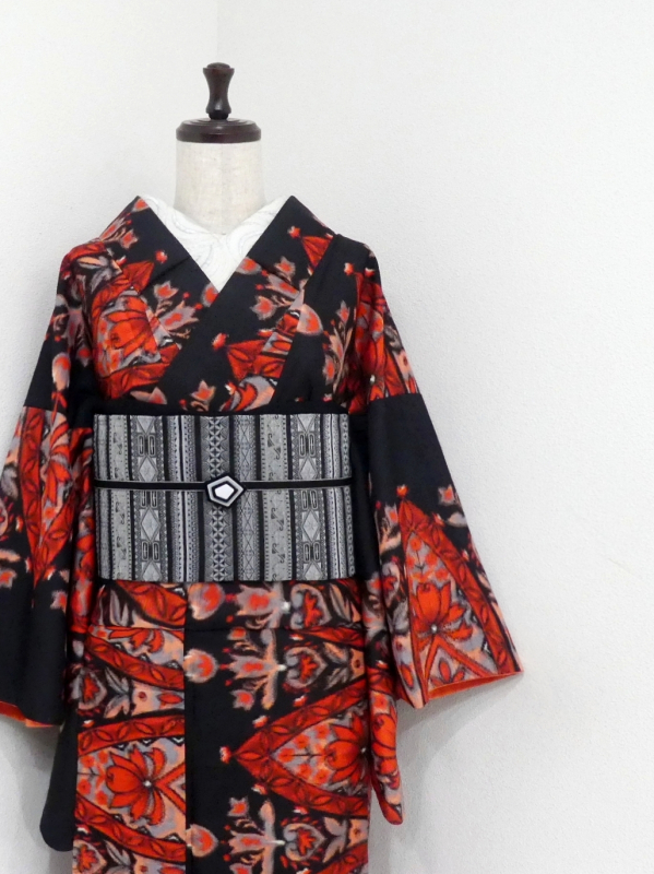 1488★銘仙 正絹 アンティーク 着物 8枚セット おまとめ リメイク素材 n**様 アンティーク着物 銘仙 8枚 リメイク素材在庫 処分 セール