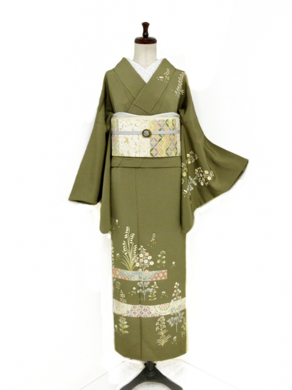 nananatsuple✺美品未着用 正絹 訪問着 着物 A3707 nananatsuple様専用✺美品未着用 正絹 訪問着 着物 A3707