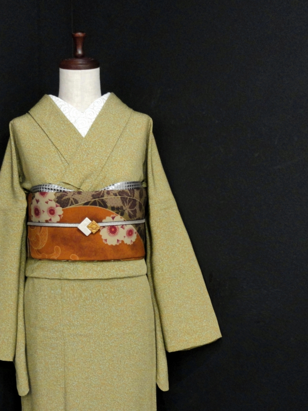 別誂二尺袖小紋正絹袷作家謹製未使用しつけ付創作品 別誂二尺袖小紋正絹袷作家謹製しつけ付創作品