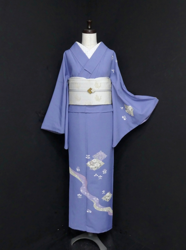 a.m.e.✾m2159＊美品未着用 正絹 高島屋謹製 トール 訪問着 m2159＊美品未着用 正絹 仕付け糸 高島屋謹製 トール 手縫い