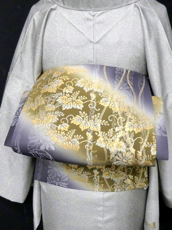 ゆんゆん　紋付色無地＋袋帯＋和装小物　未使用　パールトーン　作家落款付き 商品検索 - 雅星本店 －アンティーク着物リサイクル着物の通販ショップ