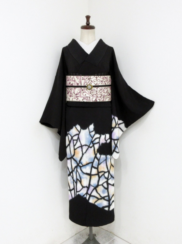 A*様 未使用　新品　美品　袷　正絹　訪問着　フルセット　身丈157 裄丈67. あ*ん様 新品 美品 袷 正絹 辻が花 訪問着 フルセット 身丈164