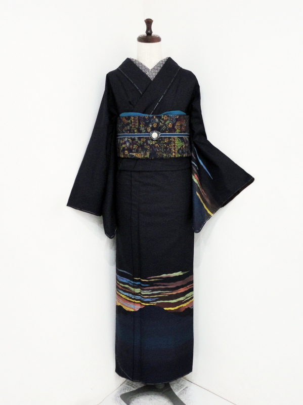 nananatsuple✺美品未着用 正絹 訪問着 着物 A3707 帯・逸品】訪問着 No.AA-1749-Mサイズのレンタル｜きもの365