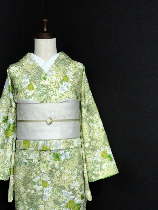 山吹のアンティーク着物 山吹のアンティーク着物