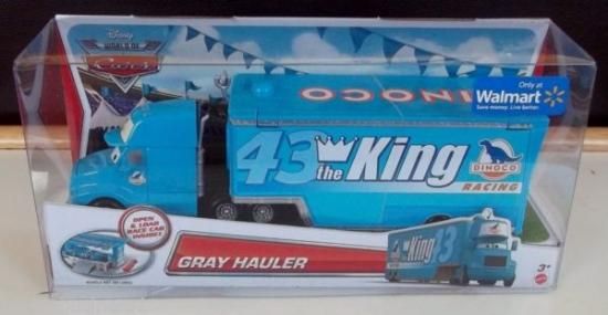 DISNEY PIXAR CARS - GRAY HAULER - DINOCO RACING - #43 THE