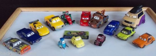 DISNEY PIXAR CARS LOT OF 14-LUIGI,GUIDO,UNCLE TOPOLINO,JEFF,JOHN ...