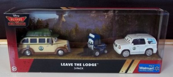 DISNEY-PLANES-FIRE & RESCUE-LEAVE THE LODGE 3-PACK-OL JAMMER,MARU