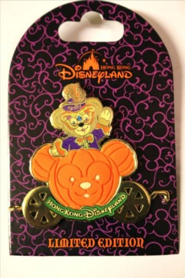 香港ディズニーランド ピン ダッフィー ハロウィン Hong Kong Disneyland Halloween Pin Duffy Bear  Jack O' Lantern Pumpkin - ディズニーフィギュア・グッズ通販店舗 ディズニーコレクション