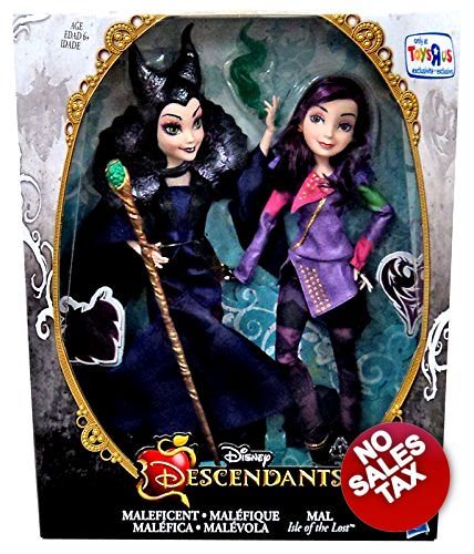 Disney Descendants Two-Pack Mal Isle of the Lost and Maleficent Dolls -  ディズニーフィギュア・グッズ通販店舗 ディズニーコレクション