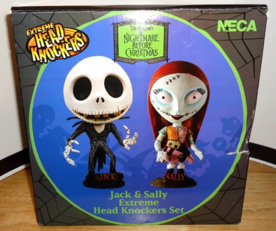 THE NIGHTMARE BEFORE CHRISTMAS Extreme Head Knockers Set Jack