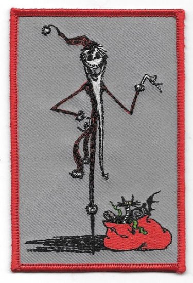 The Nightmare Before Christmas Movie Jack as Santa Embroidered Patch NEW  UNUSED - ディズニーフィギュア・グッズ通販店舗 ディズニーコレクション