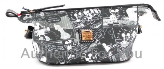 Disney Dooney Bourke Comics Strip Cosmetic Pouch Bag Mickey