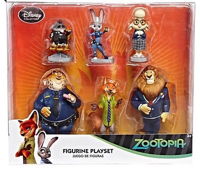 ズートピア ZOOTOPIA 【ニック ジュディ フィギュア セット 6pc