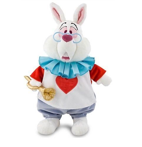 Disney ふしぎの国のアリス 白うさぎ ぬいぐるみ White Rabbit Plush 