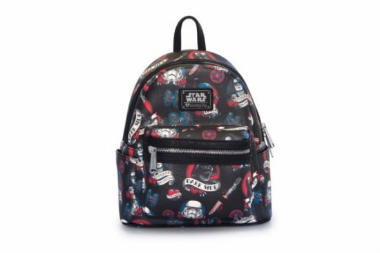 ラウンジフライ Loungefly Star Wars スターウォーズ フラッシュ タトゥー ブラック ミニ バックパック リュック -  ディズニーフィギュア・グッズ通販店舗 ディズニーコレクション