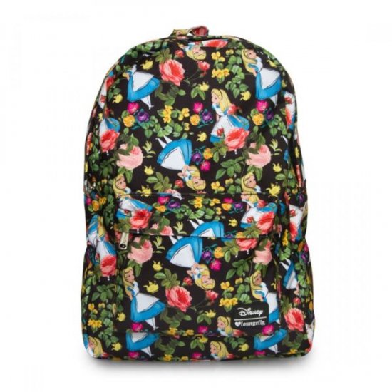 Disney Alice in Wonderland Flora Nylon Backpack by Loungefly