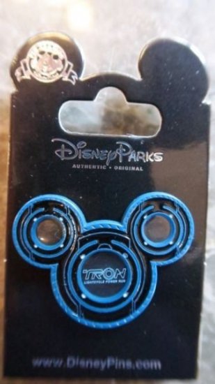 上海ディズニー トロン ミッキー ピン【TRON Mickey Ears Pin】 - ディズニーフィギュア・グッズ通販店舗 ディズニーコレクション