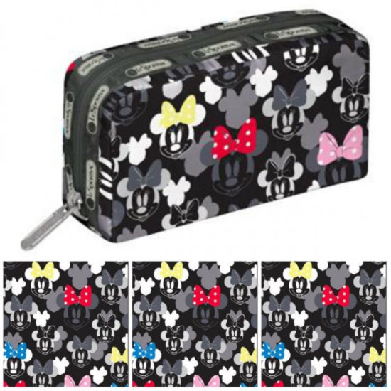 LeSportsac レスポートサック Disneyt ミニーマウス ドット Rectangular コスメポーチ -  ディズニーフィギュア・グッズ通販店舗 ディズニーコレクション