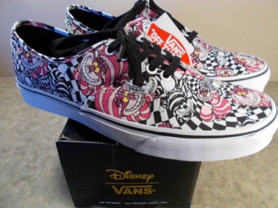 VANS Authentic Disney Alice In Wonderland Cheshire Cat Shoes Men's