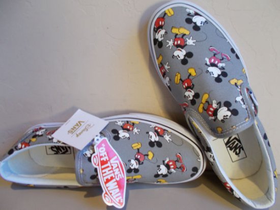 Vans classic mickey shop mouse slip-on sneaker