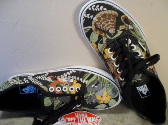 VANS Authentic Disney The Jungle Book Black Shoes Men's Size 4.5 New In Box  - ディズニーフィギュア・グッズ通販店舗 ディズニーコレクション