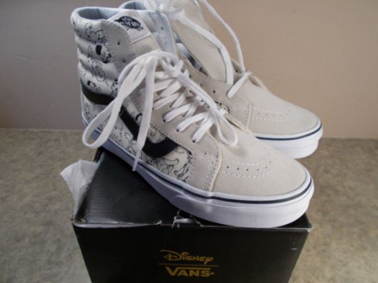 VANS SK8-Hi Disney 101 Dalmatians White Hi-Top Shoes Men's Size ...
