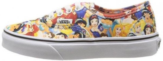 Vans disney multi 2025 princess authentic womens shoes