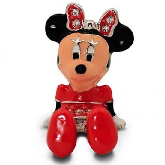 Disney Parks Minnie Figurine by Arribas Swarovski Jeweled Mini New with Box  - ディズニーフィギュア・グッズ通販店舗 ディズニーコレクション