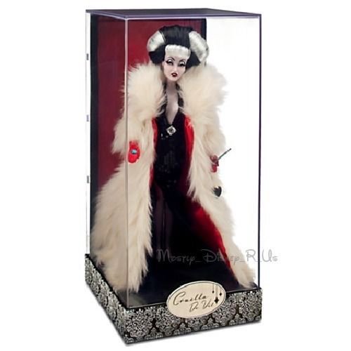 Disney 101 Dalmations Cruella De Vil Villains Designer LE Doll