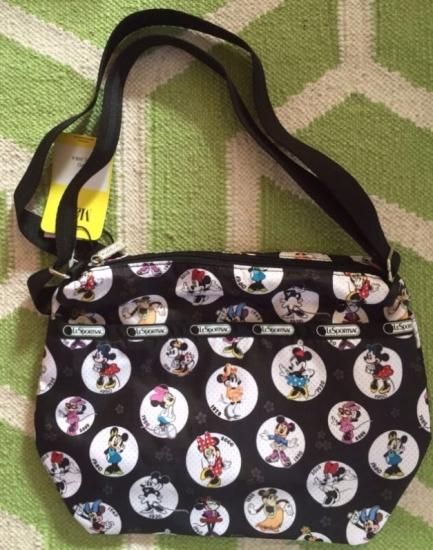 Disney LeSportsac レスポートサック ミッキー ミニー クロスボディ