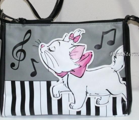 Disney The Aristocats MARIE CAT Piano Music Notes Bag Purse Tote