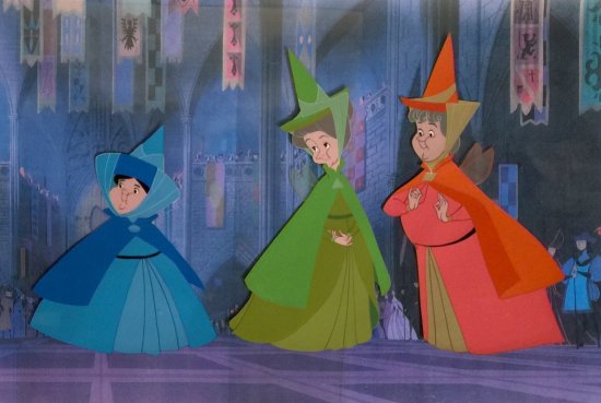 激安通販 wdcc オーロラ姫とフェアリーの 眠れる森の美女 妖精3体