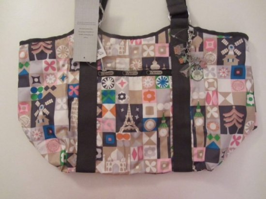 Disney LeSportsac レスポートサック スモールワールド Global Journey CARRYALL トートバッグ -  ディズニーフィギュア・グッズ通販店舗 ディズニーコレクション