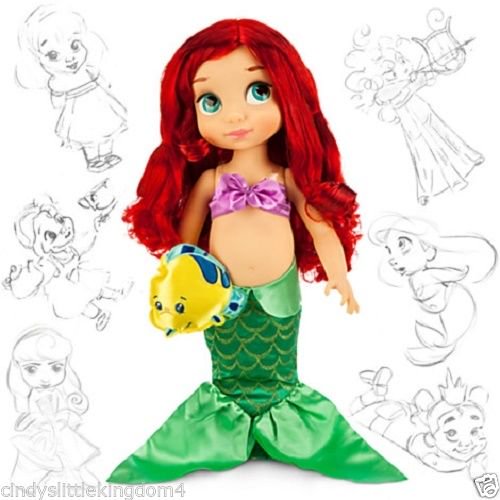 New Disney Store Little Mermaid Ariel Animators Collection Doll 38cm Tall Age 3 ディズニーフィギュア グッズ通販店舗 ディズニーコレクション