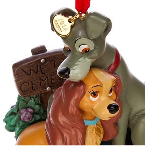 NEW Disney store Authentic Lady & the Tramp Holiday