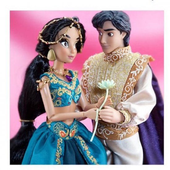 aladdin and jasmine doll set