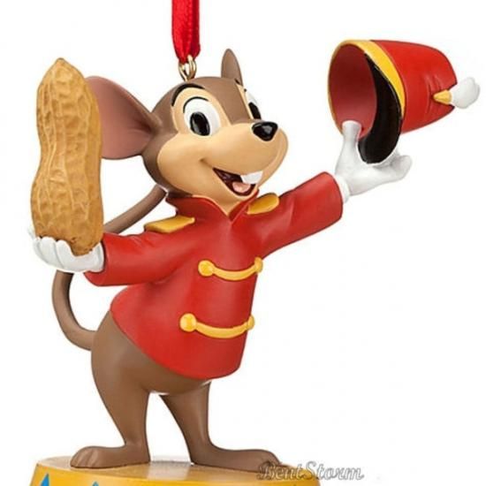 Disney Store Christmas DUMBO TIMOTHY MOUSE NUT CIRCUS Holiday Ornament 2012  NEW - ディズニーフィギュア・グッズ通販店舗 ディズニーコレクション