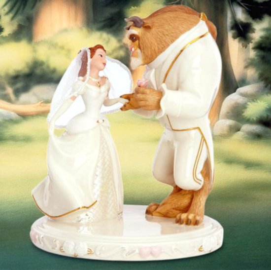 Lenox Disney Belle's Wedding Dreams Cake Topper Figurine Beauty & The Beast  New - ディズニーフィギュア・グッズ通販店舗 ディズニーコレクション