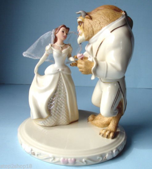 Lenox Disney Belle's Wedding Dreams Cake Topper Figurine Beauty & The Beast  New - ディズニーフィギュア・グッズ通販店舗 ディズニーコレクション