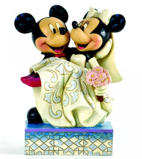 Jim Shore Disney Mickey & Minnie Wedding Figurine Cake Topper 4033282 Enesco  New - ディズニーフィギュア・グッズ通販店舗 ディズニーコレクション