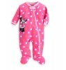 Disney Store Minnie Mouse Pink Baby Sleeper Outfit Size 3 6 12 18 24 Months NEW