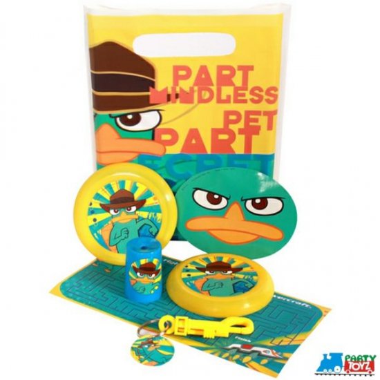 Phineas and Ferb Agent P Perry 48pc Favor Pack Set - ディズニーフィギュア・グッズ通販店舗  ディズニーコレクション