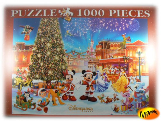 Disneyland Paris Puzzle - Christmas - 1000 pieces - Clementoni - X-mas New  - ディズニーフィギュア・グッズ通販店舗 ディズニーコレクション