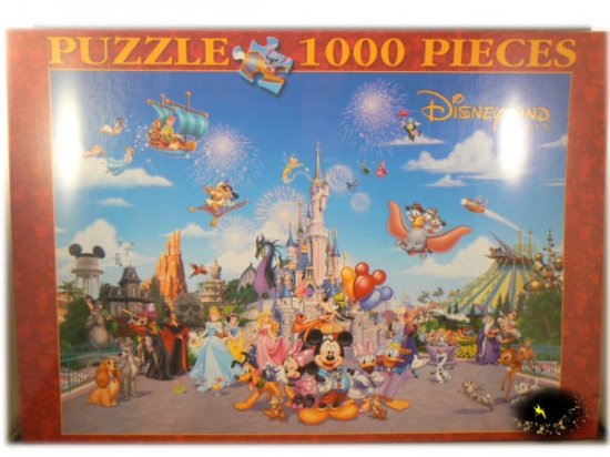 Disneyland PARIS Puzzle - 1000 pieces - Clementoni - New -  ディズニーフィギュア・グッズ通販店舗 ディズニーコレクション